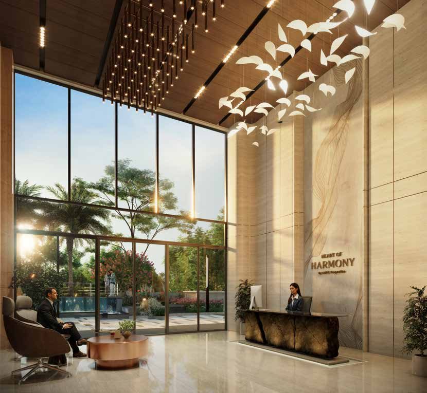 Grand Double Height Entrance Lobby Heart of Harmony by CKPC Kudlu Gate Bangalore