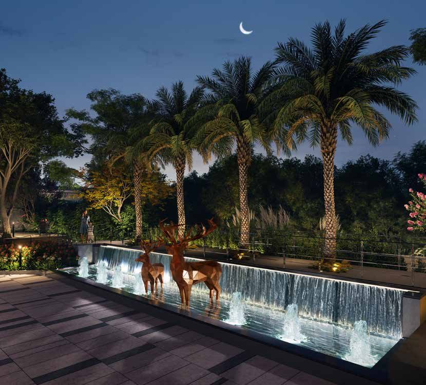 Sculpture Court Water Feature Landscape Heart of Harmony by CKPC Hosur Road Bangalore